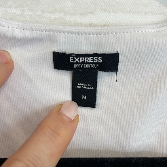 Express Body Counter White and Caramel Bodysuit Bundle (2) size medium - Picture 2 of 3